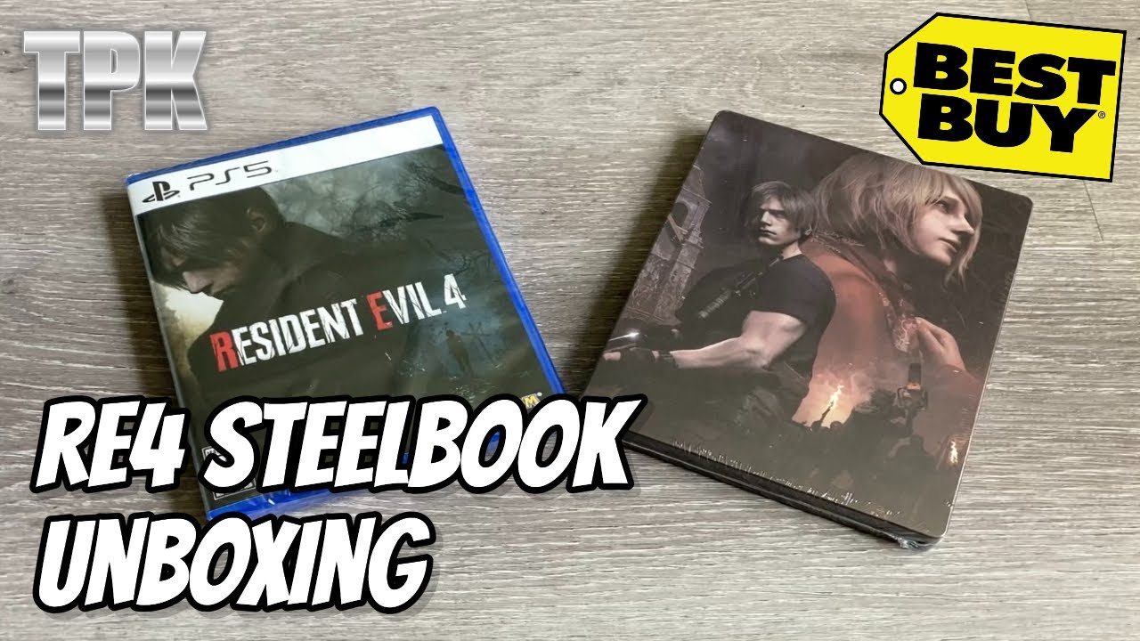 STEELBOOK ONLY RESIDENT EVIL 4 REMAKE 2023 EU NEW G2 XBOX PC PS4