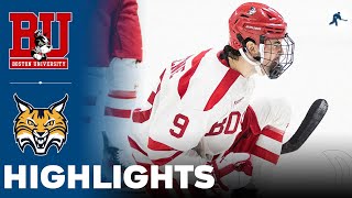 Boston University vs Quinnipiac | NCAA College Hockey | Highlights - November 22, 2023