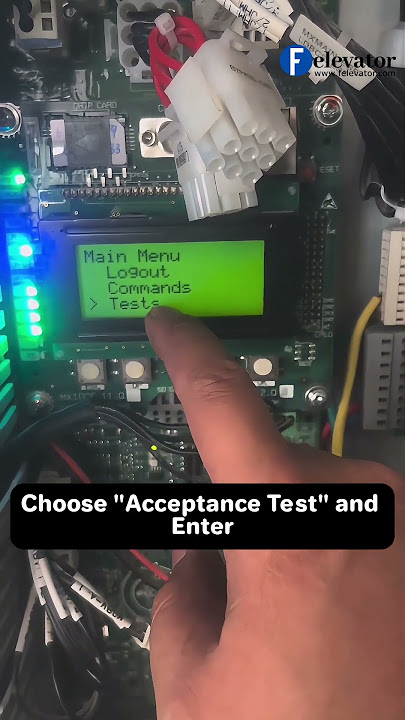 Schindler 5500 5400 Elevator UCMP Test.  #elevator #schindlerelevator