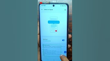 OnePlus Nord ce 3 lite 5g Select to speak on // accessibility button