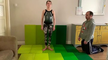 Straddle Lever Into Handstand Gymnastic Progression To Final Skill