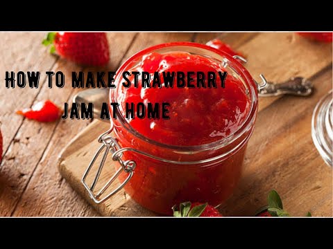 Strawberry jam recipe | Home-Made strawberry jam | Preservative- And Pectin-Free | cookingwithapiya