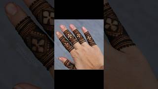 Beautiful Fingers Mehndi Designs ?✨ mehndi hennadesign viral trending fingermehndi shorts