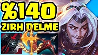 %140 Zirh Delme Yasuo Takti̇ği̇ İnanilmaz Ama Gerçek Tanklar Su Gi̇bi̇ Eri̇yor 40 Ki̇ll Lol