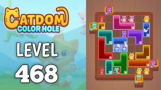 Catdom: Color hole Level 468 walkthrough solution 