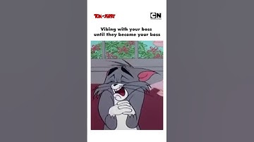 #Tom&Jerry 🐱🐭 | National Boss Day 😎| Iconic Cartoon Moments 😍| #shorts | @cnindia