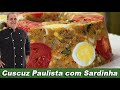 Receita de Cuscuz Paulista com Sardinha do Chef Taico