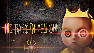 Terrifying Babysitting Shift! | The Baby in Yellow Horror Game (PART-1)