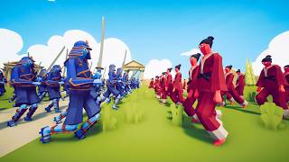 50x TAEKWONDO vs 100x CHEAP MELEE UNITS BATTLE - TABS | Totally Accurate Battle Simulator