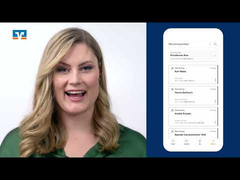 Erklärvideo VR Banking App Überweisungsvorlagen TUTORIAL