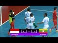 Highlights Indonesia Vs Myanmar (5-1) AFF Futsal Championship 2018