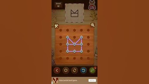 Line Puzzle String Art Pine Level 13