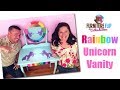 Cathie & Steve Furniture Flip - Rainbow Unicorn Vanity Cathie & Steve Furniture Flip - Rainbow Unicorn Vanity