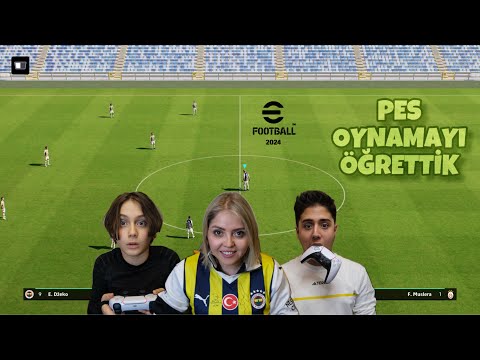 ANNEME PES 2024 OYNAMAYI ÖĞRETTİK !! (BİZİ YENDİ)