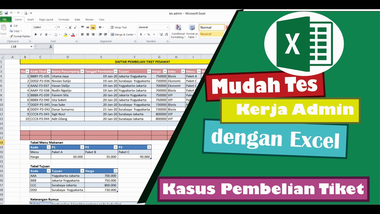 Soal Tes Excel Untuk Admin - Soal Tes Di Pt.torabika / Soal Tes Di Pt ...