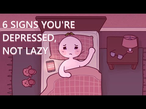 Video: DEPRESSION. Hur Man Skiljer Sig Från Lata Och Lata HANDRA. SYMPTOM