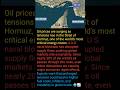 Hormuz Strait Crisis: Oil Prices Surge as US Blockade Shakes Global Markets?#breakingnews #usnews