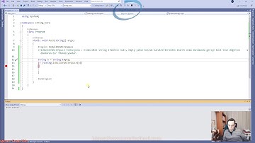 298) String İfadelerde IsNullOrWhiteSpace Kontrolü