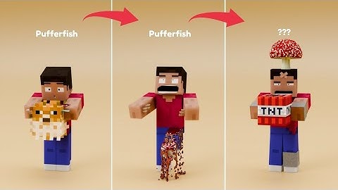 ⛏️ Minecraft Steve, Mobs Vs Dangerous Object Simulation 🔥🤯| Crazy Blender Physics Showcase