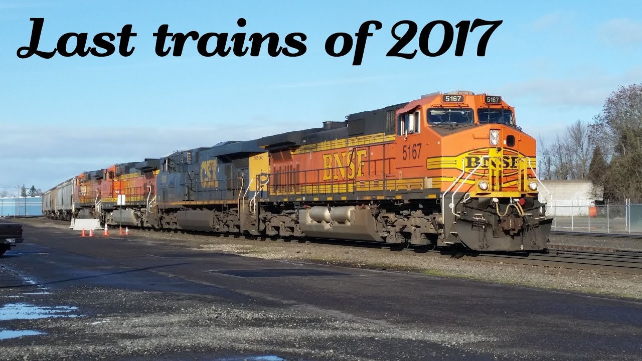 The Day before New Year's Eve: Railfanning BNSF at Vancouver Wye - YouTube