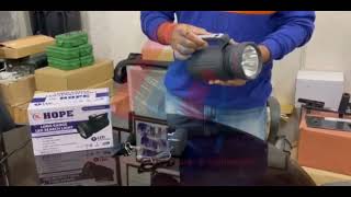 KTI How To Working Of Hand Held Search Light SCORPION 700315