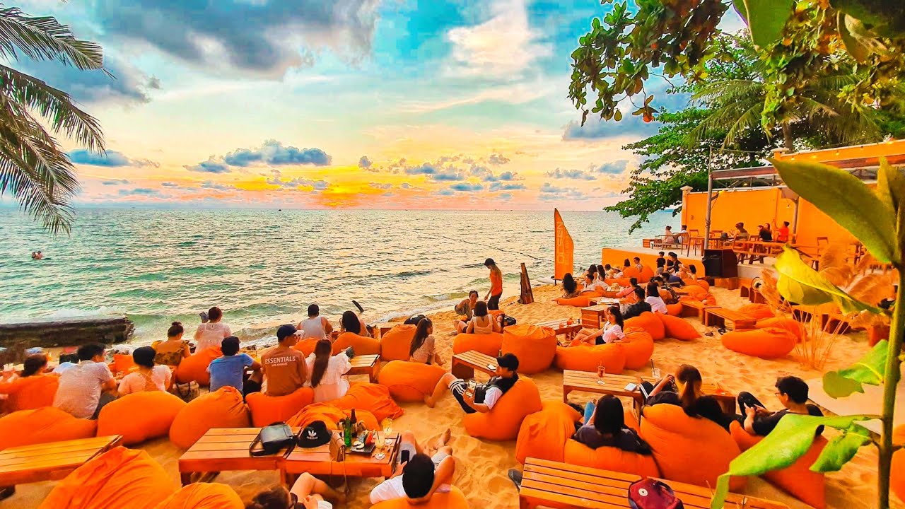 gold beach hotel phú quốc New 2022 Ốc Sên Beach Bar \u0026 Club Phú Quốc | Quán Bar Trên Bãi Biển Đông Khách Nhất Hiện Nay Và Resort Quá Đẹp