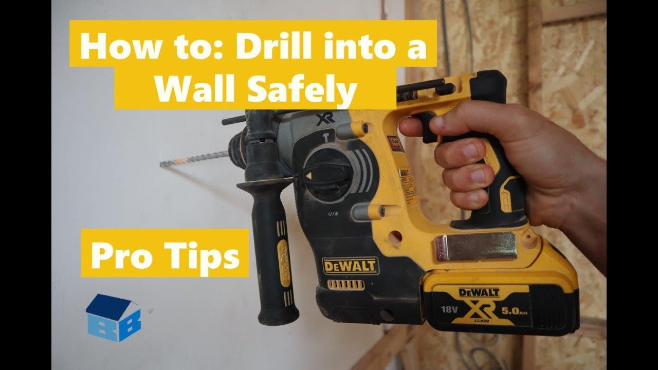 How To Drill Into A Wall Safely YouTube How To Drill Into A Wall Safely YouTube