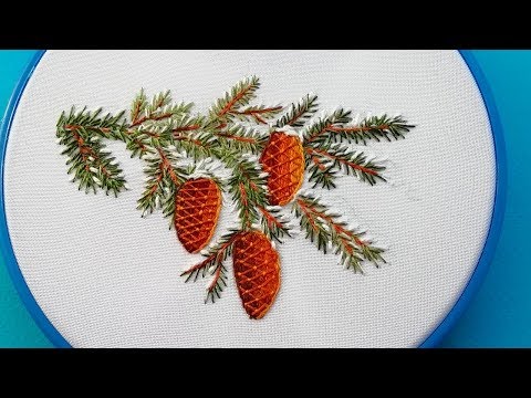 hand-embroidery:-christmas-embroidery-|-рождественская-вышивка