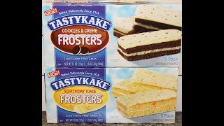 TastyKake Frosters: Cookies & Crème and Birthday Kake Review