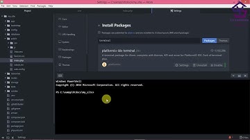 Cara Install Terminal Di Editor Atom |  coding |  programming