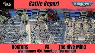 Necrons Vs Tyranids & Genestealer Cult 9th Edition Warhammer 40k Battle Report.