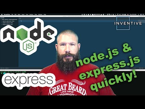 Building a simple node/express app from scratch