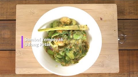 Sambal Tempoyak Udang Petai