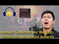 Cover Lagu sambil cobain Condensor Mic BM 8000, V8 Plus dengan Aplikasi Audacity