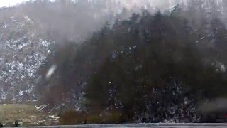1050124武陵農場台7甲沿路雪景