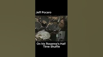 Thumbnail of Jeff Porcaro On his Rosanna's Half Time Shuffle
