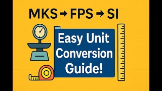 MKS to FPS & SI to FPS Unit Conversion Explained with Easy Tricks