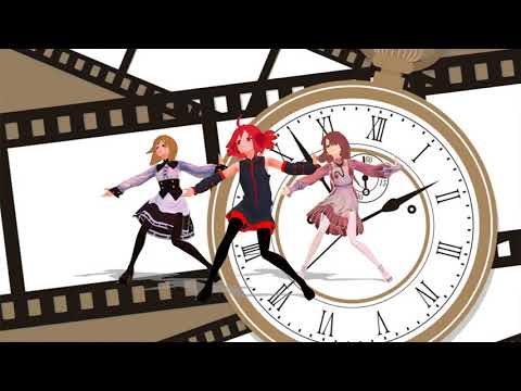 【VRoid_MMD】重音テト＆メイドとナース／ドラマツルギー（重音テトUTAUカバー）