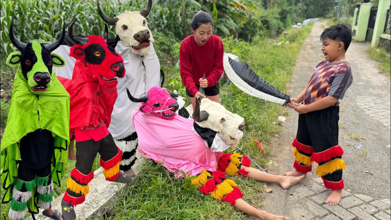 Drama lucu ngakak pool | BANTENGAN BEROT PINK MELAHIRKAN BANTENGAN KEMBAR TIGA 