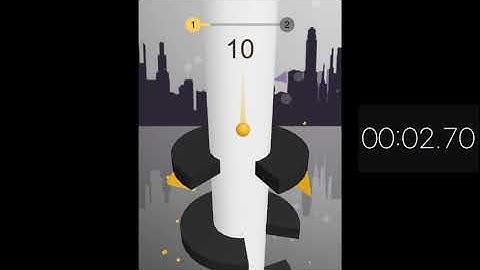 Helix Jump: Levels 1 - 10 in 3:07.55