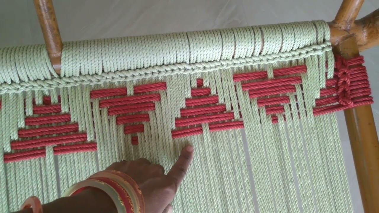 Charpai ki design Simpal aur Aasan.चारपाई की बुनाई का आसान तरीकाcharpai ki bunai.@Art of Housewife