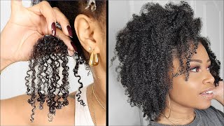 Easy WASH 'N GO Routine for DEFINED Natural Hair! 💦