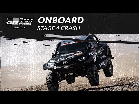 Stage 4 crash ONBOARD | Dakar 2022 | Benediktas Vanagas