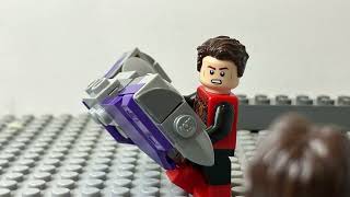 Spider man vs Green goblin scene in LEGO