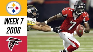 Michael Vick vs Big Ben | Steelers @ Falcons 2006 Week 7 (Full Game) (HD)