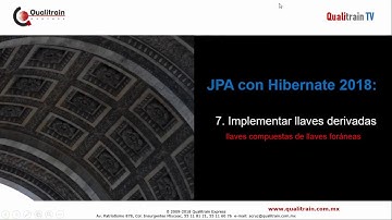 Hibernate 2018: 7.Llaves derivadas paso a paso con JPA