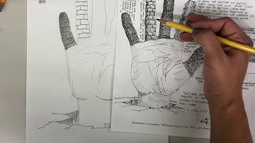 How to Draw Texture using the Texture Hand Worksheet