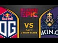 OG vs VIKIN.GG - EPIC DYNAMIC DOTA! - BEYOND EPIC 2020 Highlights Dota 2
