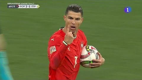 Cristiano Ronaldo vs Spain | HD | UEFA Nations League Final | 06/08/2025