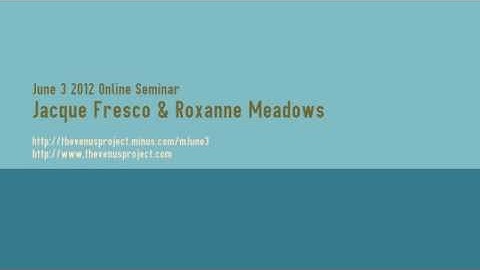 TVP Online Seminar - Mechanistic concept (part 1/2) - June 3 2012